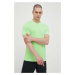 Bežecké tričko Mizuno Impulse zelená farba, jednofarebné