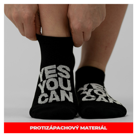 NEBBIA - Ponožky členkové YES YOU CAN 122 UNISEX (black) - NEBBIA