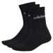 adidas C LIN CREW 3P Ponožky, čierna, veľkosť