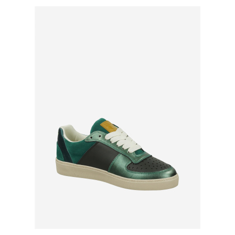 Zelené dámske lesklé tenisky Scotch & Soda Laurite Sneaker Green Multi