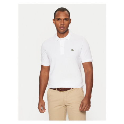 Lacoste Polokošeľa PH4012 Biela Slim Fit