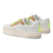 Calvin Klein Jeans Sneakersy Basket Cupsole Fluo Contrast YW0YW00920 Biela