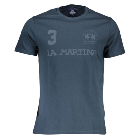 LA MARTINA MEN&#39;S SHORT SLEEVE T-SHIRT BLUE