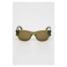 Slnečné okuliare Saint Laurent dámske, zelená farba