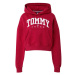 Tommy Jeans Mikina  grenadínová / biela