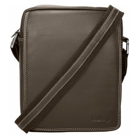 Pánska kožená taška cez rameno SendiDesign IG005 - hnedá Sendi Design