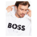 Boss Mikina 50486243 Biela Regular Fit