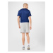 ADIDAS SPORTSWEAR Športové nohavice 'Essentials French Terry 3-Stripes'  sivá melírovaná / biela