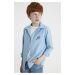Trendyol Light Blue Boy's Woven Shirt with Pockets Embroidery Embroidered