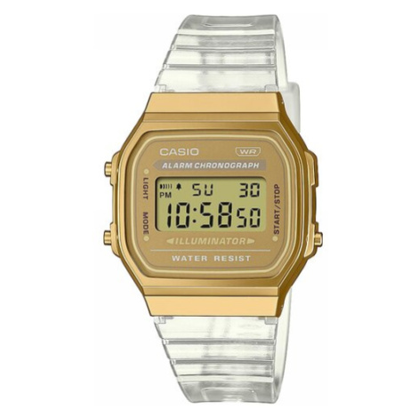 Casio Hodinky Vintage Digital A168XESG-9AEF Zlatá