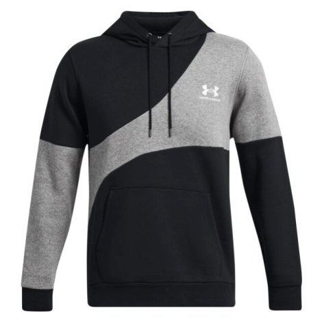 Under Armour ESSENTIAL Pánska mikina, čierna, veľkosť