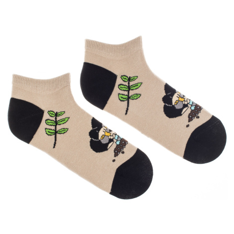 Členkové ponožky Krtek hnedý Fusakle