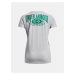 Svetlosivé dámske melírované športové tričko Under Armour UA Collegiate Varsity