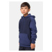 Boys' Two-Tone Fake Raglan Midnight Navy/Navy Hoodie/Dark Blue