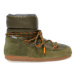 Dámske vysoké zimné topánky MOON BOOT Low Suede Nylon army green