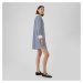 Šaty GAP Shirt Dress Blue Stripe