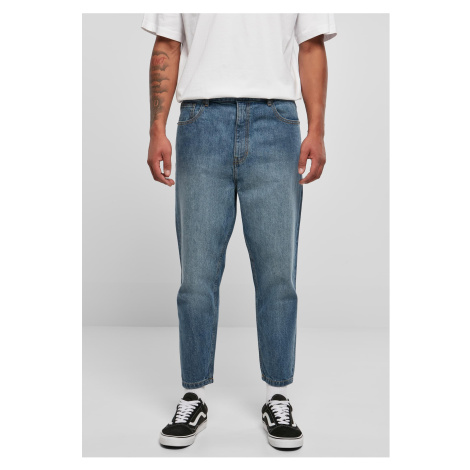 Men's Cropped Tapered Jeans Blue Urban Classics