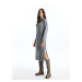 LC Waikiki Women's High Neck Straight Long Sleeve Knitwear Dress