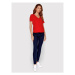 Tommy Jeans Tričko DW0DW14617 Červená Slim Fit