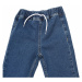 Trendyol Blue Elastic Waist Loose Fit Girls Denim Jeans