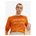 Tričká s dlhým rukávom pre mužov Tom Tailor - oranžová