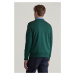 MIKINA GANT REG TONAL SHIELD C-NECK SWEAT TARTAN GREEN