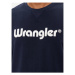 Wrangler Mikina Logo 112350539 Écru Regular Fit