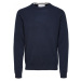 Selected  Wool Jumper New Coban -  Sky Captain Kelp  Svetre Modrá