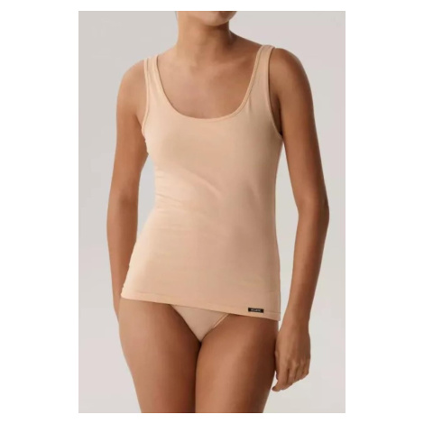 Košieľka Atlantic BLV-198 - široké ramienka Béžová