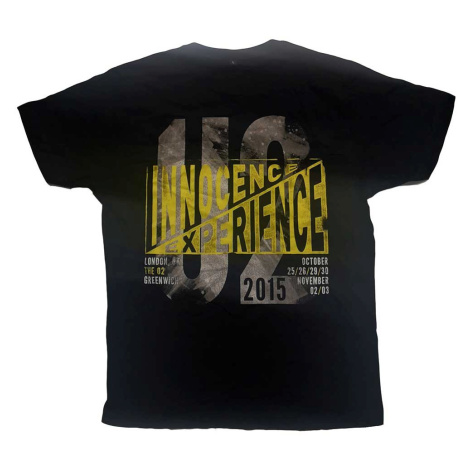 U2 tričko I+E London Event 2015 Hnedá