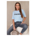 No Bad Days Cotton Blouse Blue