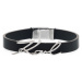 Šperk Karl Lagerfeld K/Signature Leather Bracelet