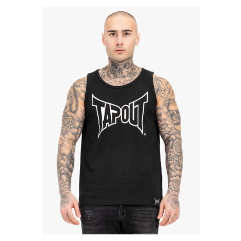 Tapout Tričko 'Tipton Singlet'  čierna / biela