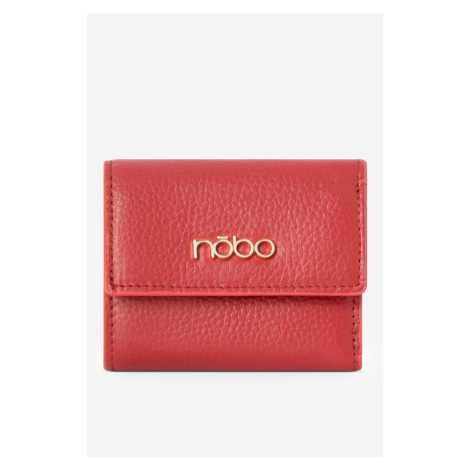 Nobo Women's Small Natural Leather Wallet Red