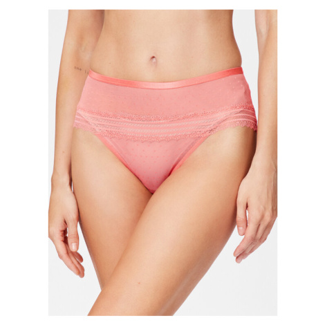 Triumph Klasické nohavičky s vysokým pásom Tempting Tulle 10210008 Koralová