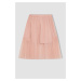 DEFACTO Girl&#39;s Elastic Waisted Tulle Skirt