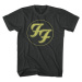 Foo Fighters tričko Gold FF Logo Čierna