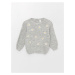 LC Waikiki Crew Neck Embroidered Baby Girl Knitwear Sweater