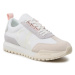 Calvin Klein Jeans Sneakersy Toothy Runner Laceup Mix Pearl YW0YW01100 Biela