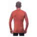 SENSOR MERINO ACTIVE pánske tričko dl.rukáv terracotta