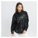 Urban Classics Ladies Faux Leather Overshirt čierna