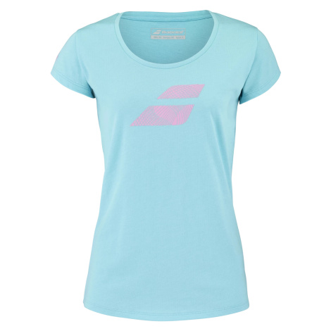 Dámské tričko Babolat Exercise Flag Tee Women Angel Blue L