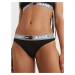 Dámske tangá LOGO WAISTBAND THONG UW0UW02823BDS čierne - Tommy Hilfiger