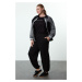 Trendyol Curve Black Loose Jogger Modal Knitted Sweatpants