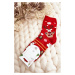 Women's Red Reindeer Socks