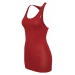 Urban Classics Ladies Fitted Viscon Racerback Tank red