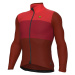 ALÉ Cyklistický dres s dlhým rukávom zimný - SFIDA PR-S - červená