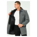 PLT8335 DEWBERRY MEN'S COAT-DARK GREY