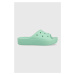 Šľapky Crocs Classic Platform Slide 208180.3UG-3UG, dámske, tyrkysová farba,