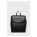 Kožený ruksak Dkny dámsky, čierna farba, malý, jednofarebný, R21K3R76